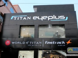 Titan Eye Plus, Fastrack, World Of Titan Showroom Interiors at Mogappair, Chennai